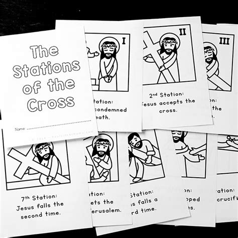 stations of the cross for kids booklet